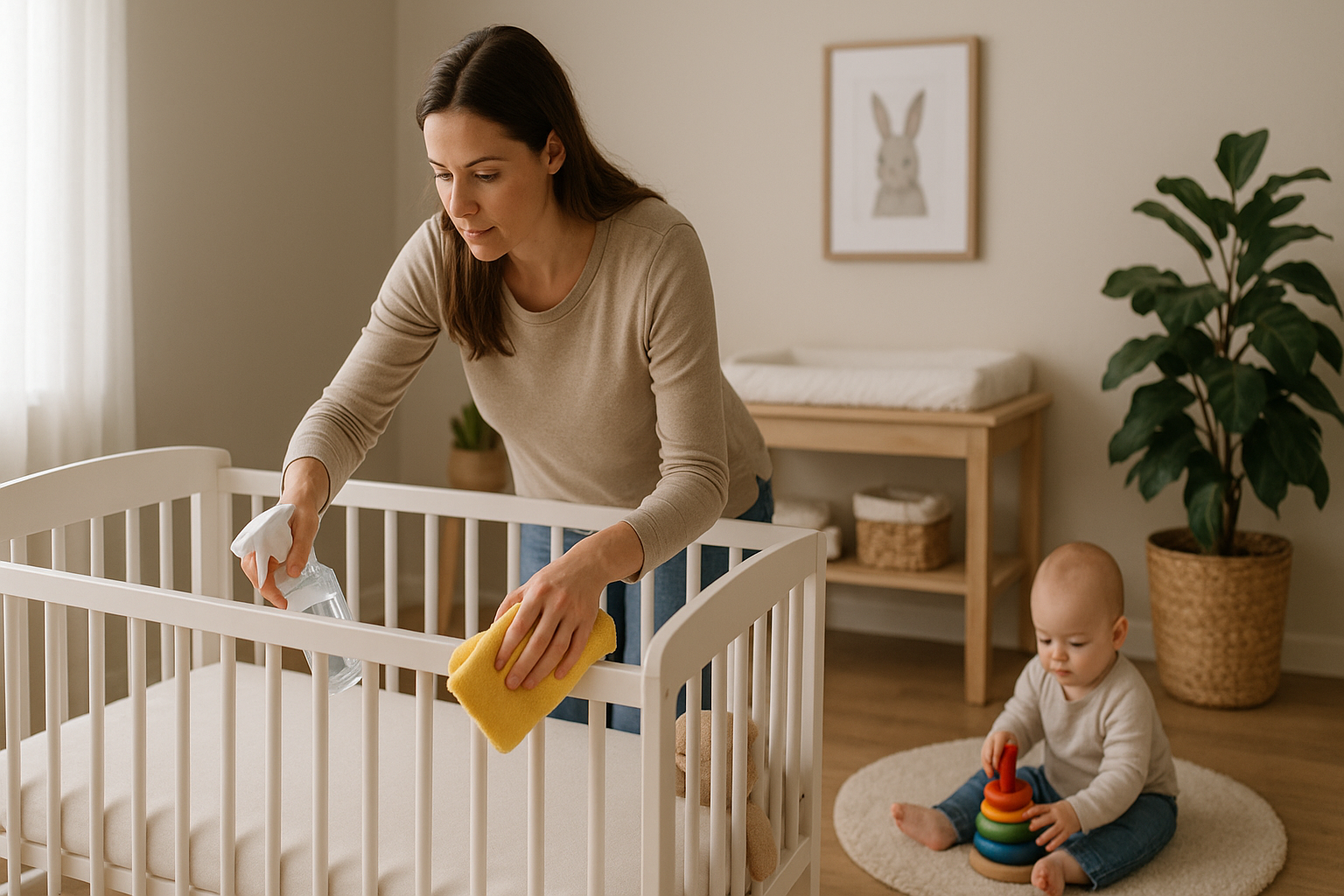 Comment Assainir une Chambre de Bébé